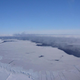 Smoke rises from a typical small Antarctic polynya. Image: Jan Lieser, ACE CRC, Australia